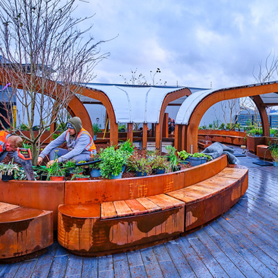 Critical Care Unit Rooftop Garden